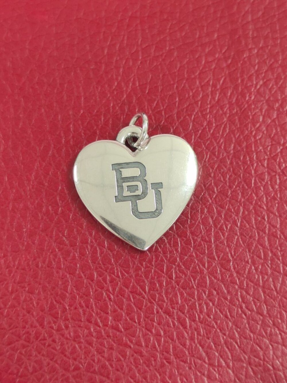 James Avery Baylor University Classic Heart Charm with box